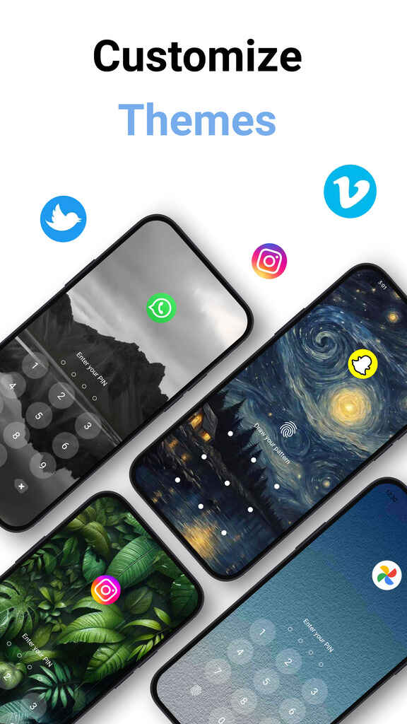 App Lock VIP lock screen themes