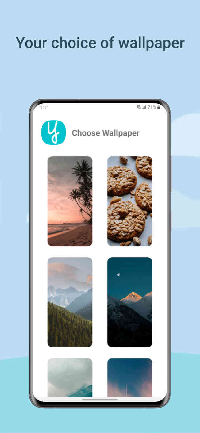 Yomo Launcher home screen